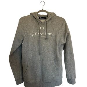 Cape Henry Collegiate Under Armour Heather Gray Men's Hoodie Size Small